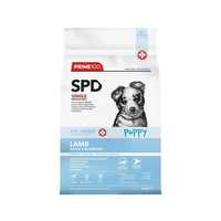 Prime100 SPD Air Dried Dog Food Single Protein Puppy Lamb Apple & Blueberry 600g