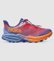Kids can take control on technical terrain with the Hoka Speedgoat 5. This outdoor workhorse is...