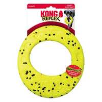 3 x KONG Reflex Bite Defying Floating Dog Toy - Flyer