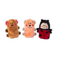 Zippy Paws Valentines Squeakie Buddies Squeaker Dog Toys - 3-Pack