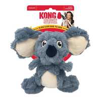 KONG Scrumplez Plush Squeaker Tug Dog Toy Koala - Bulk Pack of 3