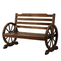 Time to have a seat on the wild wild west side. Thats right, our Wagon Wheels Bench definitely looks...