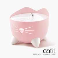 Catit Pixi Fountain with Refill Alert for Cats & Dogs - 2.5 Litres - Pink