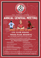 Litchfield FC would like to announce their Annual General Meeting will be taking place on Wednesday...