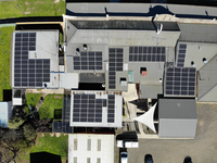 A huge 47kw 3 phase Solar system , 150 x 315w panels, twin inverters, all fixing rails, wiring, fuse...
