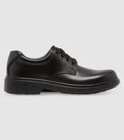 The Clarks Daytona is a traditional & highly durable black leather school shoe from Clarks.