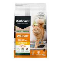 Black Hawk Healthy Benefits Weight Management Dry Cat Food Chicken 4kg