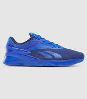 Whether you're at the gym or on a run, the Reebok Nano X3 features an iconic Lift and Run Chassis...