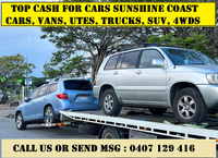 Car Removal &amp; Cash for Cars, Vans, Utes, Trucks, 4x4s All Areas Call Now