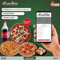 Romenia Restaurant and Pizza Bar is your one-stop shop for mouthwatering and tasty pizzas, pasta...