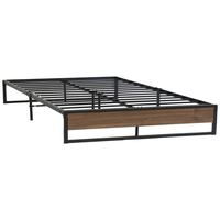 Product InformationMetal and wood in perfect harmony. Our Artiss Oslo Bed Frame is truly a stylish...