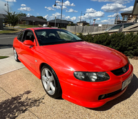 Holden Monaro CV8 Series 2, 5.7 Litre is for Sale.Flame Red rare with black leather interior.RWC 50K...