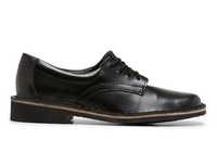 The Harrison Indy II Youth Black is a traditional and durable black leather school shoe from Harrison.