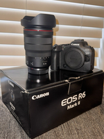 Willing to sell separately;R6 MKII $1600RF 15-35mm f2.8 $1,500.Excellent condition as new with full box...