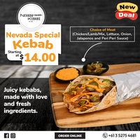 Are you craving a juicy and delicious kebab in Corio?Nevada Kebab is your answer. They deliver hot...
