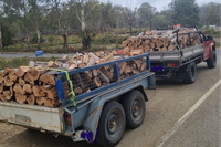Dry firewood in and around the Derwent Valley, Hobart areas upon request. Ute and tandem trailer loads...