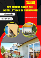 Trust Shadeworx for professional and hassle-free shade sail installations. Our experienced team ensures...