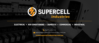 Supercell Industries, your friendly local Electrician. Ready to assist with all your electrical needs...