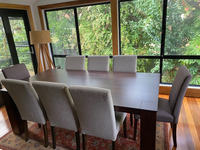 BAULKHAM HILLS12 Jacaranda AvenueQuality furniture1. Modern Table &amp; 8 Chairs Excellent Condition ...