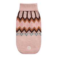 GF Pet Heritage Knitted Dog Sweater in Pink  - XS