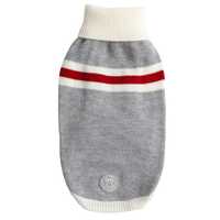 GF Pet Trekking Knitted Dog Sweater in Grey Mix - S