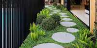 Garden with Stepping Stones! We specialize in designing beautiful garden settings that both inspire and...