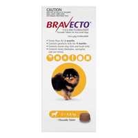 Bravecto is a chewable tablet providing 3 months protection against fleas and 4 months protection...