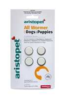 Aristopet Intestinal All Wormer Tablets for Puppies and Small Dogs - 4 Pack