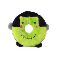 Zippy Paws Halloween Donutz Buddies Squeaker Dog Toy - Frankenstein's Monster