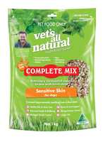 Vets All Natural Complete Mix Muesli for Fresh Meat for Dogs with Sensitive Skin - 1kg