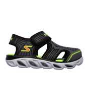 The light-up fun keeps going in hotter weather when she wears the Skechers S Lights: Hypno-Splash...