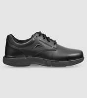 The Ascent Kids Apex Yth (D) Black is a traditional &amp; highly durable black leather school shoe from...