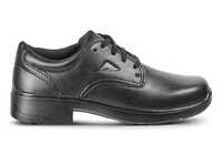 The Ascent Kids Adiva Yth (B) Black is a traditional &amp; highly durable black leather school shoe from...