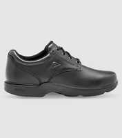 The Ascent Apex Snr (4E) Black is a traditional &amp; highly durable black leather school shoe or work shoe...