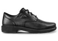 The Ascent Mens Scholar (D) is a traditional &amp; highly durable black leather school shoe or work shoe...