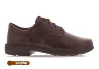 The Ascent Kids Scholar (D) Brown is a traditional &amp; highly durable brown leather school shoe from...