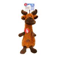 Charming Pet Scruffles Textured Squeaker Dog Toy - Moose - Large