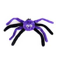 Zippy Paws Halloween Spiderz Squeaker Dog Toy - Purple Small with Long Crinkly Legs