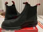 SIZE "9" BLACK REDBACK (PULL ON) NON-SAFETY BOOTS, ONLY BOUGHT IN AUGUST 2024. 'AS GOOD AS NEW', NEVER WORN. EXCELLENT CONDITION STILL IN BOX.