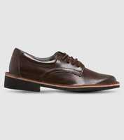 The Harrison Kids Indy II Senior is a traditional and durable brown leather school shoe from Harrison.