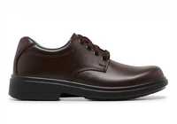 The Clarks Daytona is a traditional &amp; highly durable black leather school shoe from Clarks. The durable...