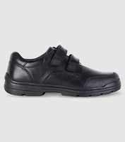 Durable for active feet, these black leather school shoes are perfect for young kids on the move.