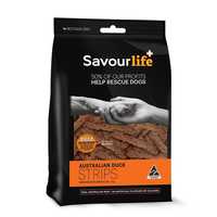 SavourLife Natural Australian Dog Treats - Duck Strips 150g