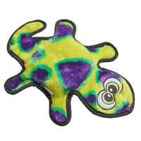 Invincibles Puncture Proof Squeaker Gecko - Purple/Green - Small 2 Squeaker