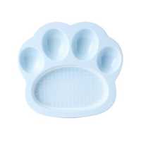 PAW 2-in-1 Slow Mini Slow Feeder & Lick Pad for Cats & Small Dogs - Baby Blue