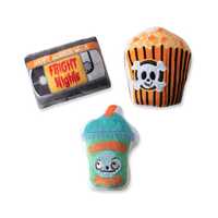 Fringe Studio Halloween Plush Squeaker Dog Toys - Fright Nights 3 Minis