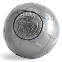 Planet Dog Orbee Tuff Diamond Plate Tough Ball Dog Toy - Grey - Small