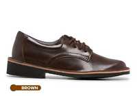 The Harrison Kids Indy II Youth is a traditional and durable brown leather school shoe from Harrison.