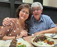 Denis and Christina, a golden pair,Fifty years later, love’s still in the air!With two sons raised (Ray...