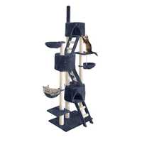 Cat Tree 244cm Trees Scratching Post Scratcher Tower Condo House Furniture Wood